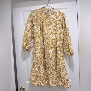 Top shop floral mini dress, worn once,
